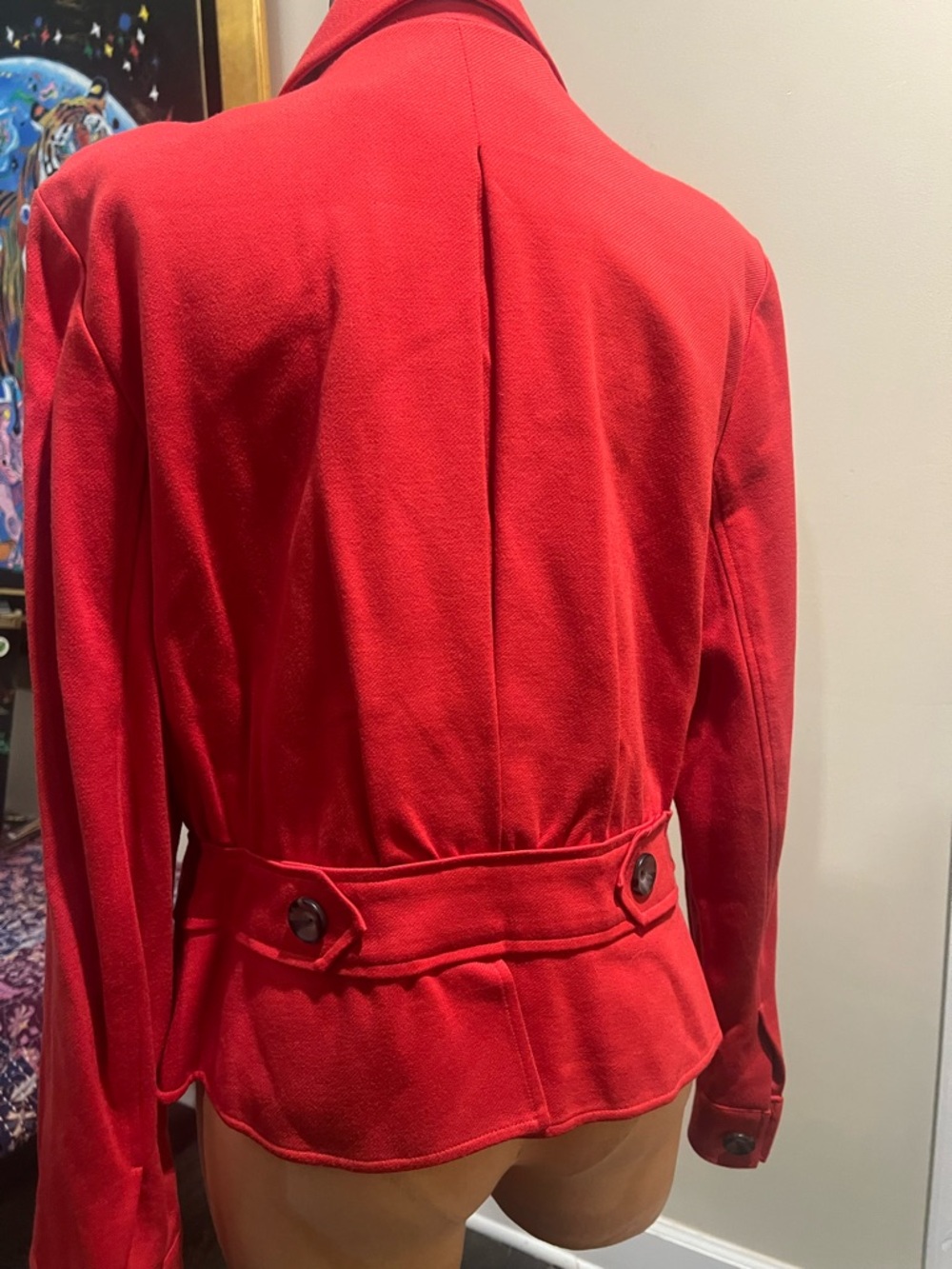Cabi Women’s Red Button-Front Jacket - Picture 2 of 3